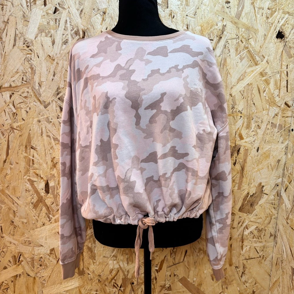 The Upside - Pink and Cream Camouflage Sweatshirt